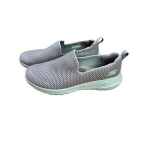 Skechers GO WALK MAX Slip-On Sneakers | Taupe | Women's 9.5